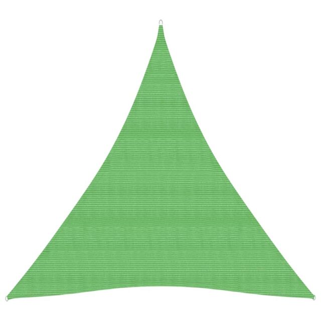 Berkfield Home Sunshade Sail 160 g/m ² Light Green 5x6x6 m HDPE - image 1