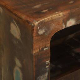 Berkfield Home TV Cabinet 80x32x36 cm Solid Wood Reclaimed in Brown - Size: 80 x 32 x 36 cm - thumbnail 8