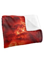 Stranger Things Mind Flayer Officially Licensed Silky Touch Super Soft Throw Blanket 152 x 127 cm in White - thumbnail 3