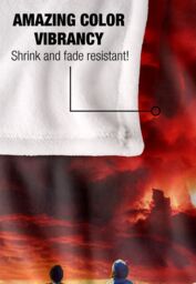 Stranger Things Mind Flayer Officially Licensed Silky Touch Super Soft Throw Blanket 152 x 127 cm in White - thumbnail 4