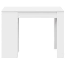 Berkfield Home Desk with Drawer & Shelf White 102x62x77.5 cm Engineered Wood - thumbnail 4