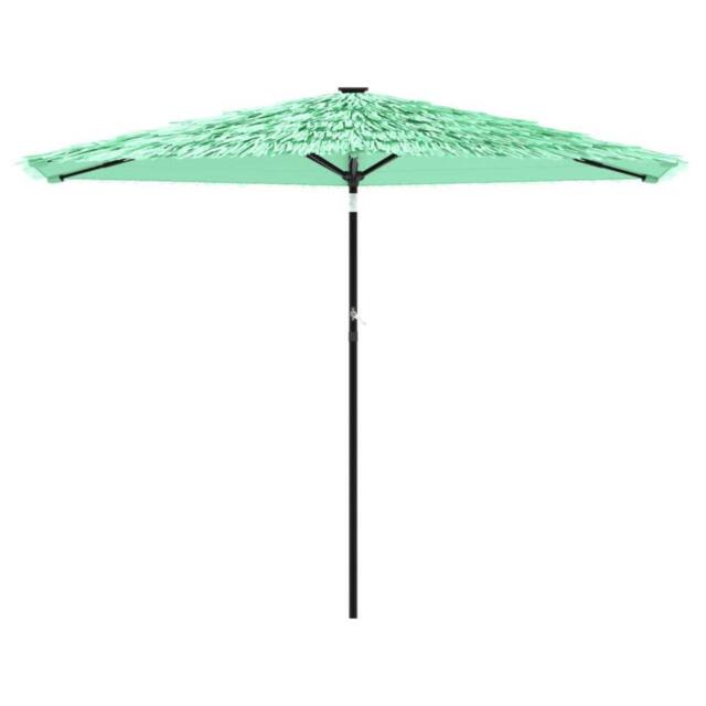 Berkfield Home Durable Garden Parasol with Steel Pole Green 288x288x225 cm - Size: 288 x 288 x 225 cm - image 1