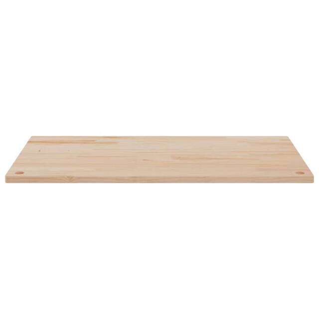 Berkfield Home Beautiful Desk Top 110x55x2.5 cm Solid Wood Pine in Light Tan - image 1