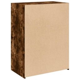 Berkfield Home Sideboard Smoked Oak 70x41x93 cm Engineered Wood in Brown - Size: 70 x 41 x 93 cm - thumbnail 6