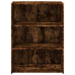 Berkfield Home Sideboard Smoked Oak 70x41x93 cm Engineered Wood in Brown - Size: 70 x 41 x 93 cm - thumbnail 4