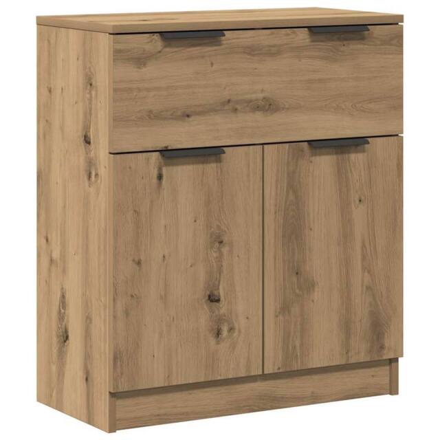 Berkfield Home Sideboard Artisan Oak 60x30x70 cm Engineered Wood in Brown - Size: 60 x 30 x 70 cm - image 1