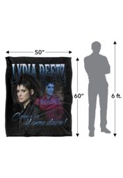 Warner Brothers Beetlejuice 2 50x60 Lydia Homage Silky Touch Super Soft Throw Blanket in White - thumbnail 5