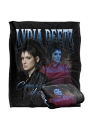 Warner Brothers Beetlejuice 2 50x60 Lydia Homage Silky Touch Super Soft Throw Blanket in White - thumbnail 2