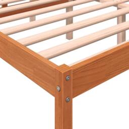 Berkfield Home Senior Bed without Mattress Wax Brown 160x200 cm Solid Wood Pine - thumbnail 7