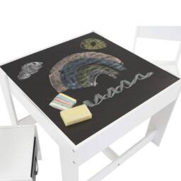 Liberty House Toys Table & Chairs with Storage Bins in White - thumbnail 9