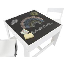 Liberty House Toys Table & Chairs with Storage Bins in White - thumbnail 4