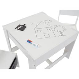 Liberty House Toys Table & Chairs with Storage Bins in White - thumbnail 5