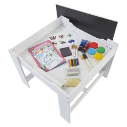 Liberty House Toys Table & Chairs with Storage Bins in White - thumbnail 7