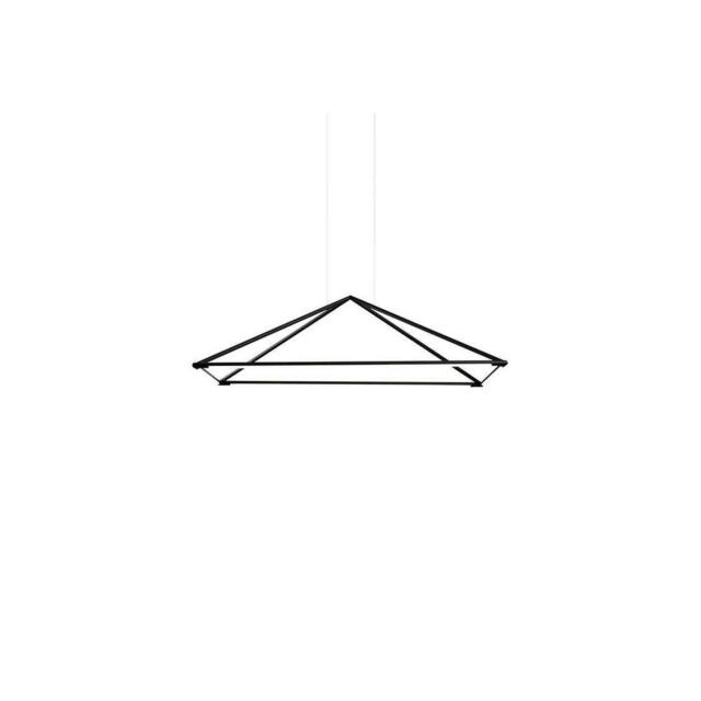 Netlighting Tubs LED Decorative Pendant Matt Black 90cm 3900lm 3000K
