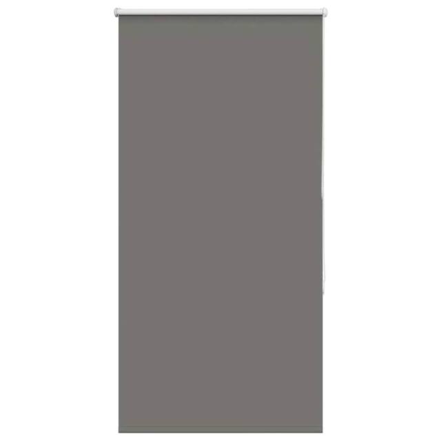Berkfield Home Roller Blind Blackout Grey 75x175 cm Fabric Width 70.7 cm Polyester - image 1