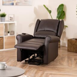 Artemis Home Corcoran Electric Riser Recliner with Massage & Heat in Brown - thumbnail 4
