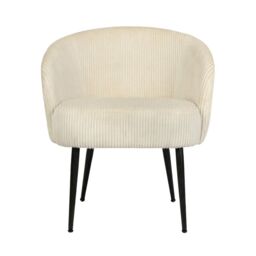 Home Garden Direct Comodo Armchair in Teddy Fleece Fabric Single Chair Chenille in Beige - thumbnail 4