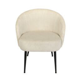 Home Garden Direct Comodo Armchair in Teddy Fleece Fabric Single Chair Chenille in Beige - thumbnail 5