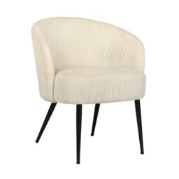 Home Garden Direct Comodo Armchair in Teddy Fleece Fabric Single Chair Chenille in Beige - thumbnail 6