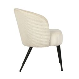 Home Garden Direct Comodo Armchair in Teddy Fleece Fabric Single Chair Chenille in Beige - thumbnail 7