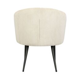 Home Garden Direct Comodo Armchair in Teddy Fleece Fabric Single Chair Chenille in Beige - thumbnail 8