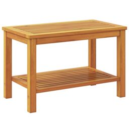 Berkfield Home Coffee Table 90x50x45 cm Solid Acacia Wood in Brown - Size: 90 x 50 x 45 cm - thumbnail 6