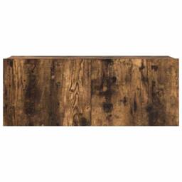 Berkfield Home Classic 5 Piece TV Cabinet Set Smoked Oak Engineered Wood in Brown - thumbnail 8