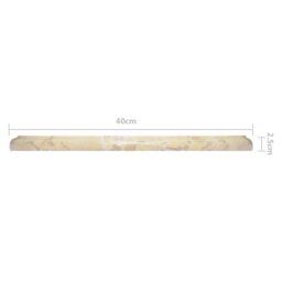 Berkfield Home Table Top Cream Ã˜40x2.5 cm Marble in Beige - Size: 40x2.5 cm - thumbnail 6