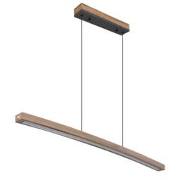 Netlighting Doro Bar Pendant Ceiling Light Graphite LED 3000K in Light Tan - thumbnail 2