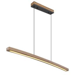 Netlighting Doro Bar Pendant Ceiling Light Graphite LED 3000K in Light Tan - thumbnail 1
