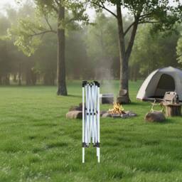 OHS Pop Up Garden Gazebo Outdoor Party Tent Canopy PE Awning Marquee in Black - thumbnail 3