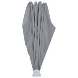 Berkfield Home Durable Collapsible Terrace Side Awning Grey 160 cm - thumbnail 6