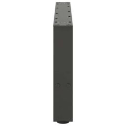 Berkfield Home Coffee Table Legs Anthracite 2 pcs 70x(30-31) cm Steel in Black - thumbnail 6