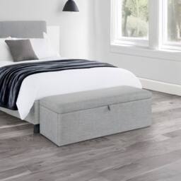 Cheshire Premium Ventura Blanket Box in Light Grey - thumbnail 3