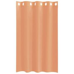 Berkfield Home Voile Curtains with Grommets 2 pcs Terracotta in Burnt Orange - thumbnail 4