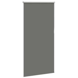Berkfield Home Roller Blind Blackout Grey 85x175 cm Fabric Width 80.7 cm Polyester - thumbnail 3