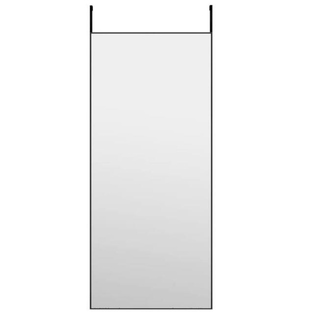Berkfield Home Door Mirror Black 40x100 cm Glass & Aluminium - image 1