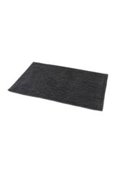 Showerdrape Andorra 100% Cotton Luxury 80 x 50cm Bath Mat in Dark Grey - Size: 80 x 50 cm