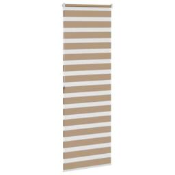 Berkfield Home Zebra Blind Sand Brown 70x200 cm Fabric Width 65.9 cm Polyester - thumbnail 4