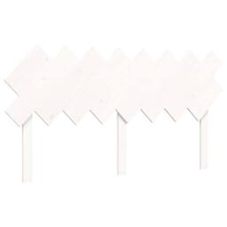 Berkfield Home Bed Frame with Headboard White 160x200 cm Solid Wood - thumbnail 8