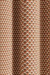 Ted Baker 'Palm Geo' Cotton Lined Curtains in Copper - Size: 228 cm width x 137 cm drop - thumbnail 3