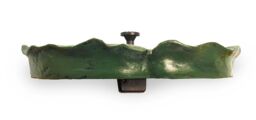 Primrose Floating Lily Pad Solar Water Fountain with Lights Remote Control 36cm in Green - thumbnail 4
