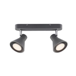 Nordlux Modern Indoor Spot Light Grey Metal GU10 Adjustable Head - Mains Powered, IP20 - thumbnail 1