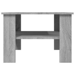 Berkfield Home Coffee Table Grey Sonoma 60x60x42 cm Engineered Wood - Size: 60 x 60 x 42 cm - thumbnail 4