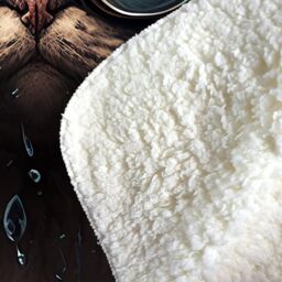 Warren Reed - Designer Miniature Schnauzer Dog Sherpa Blanket - Size: Large - thumbnail 3