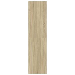 Berkfield Home Wardrobe Sonoma Oak 30x50x200 cm Engineered Wood in Brown - Size: 30 x 50 x 200 cm - thumbnail 5
