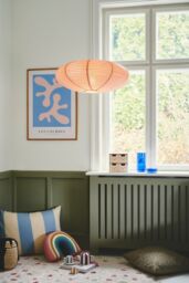 Nordlux Japenese Indoor Lamp Shade Pink Paper Diffused, IP20 - thumbnail 4