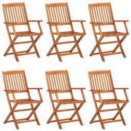 Berkfield Home 7 Piece Garden Dining Set Solid Acacia Wood in Brown - thumbnail 3