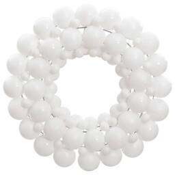 Berkfield Home Festive Christmas Wreath White 45 cm Polystyrene - thumbnail 2
