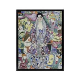 "Artery8 Portrait of Friederike Maria Beer Framed Canvas Wall Art Print Klimt - Size: W12"" x H16""" - thumbnail 1